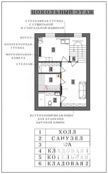 Дом 240м², 3-этажный, участок 3 сот.  