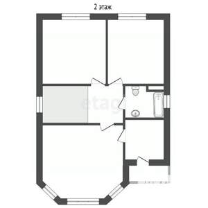 Дом 154м², 2-этажный, участок 3 сот.  