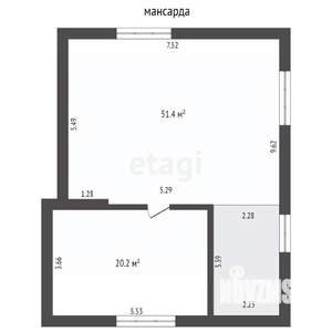 Дом 230м², 3-этажный, участок 7 сот.  
