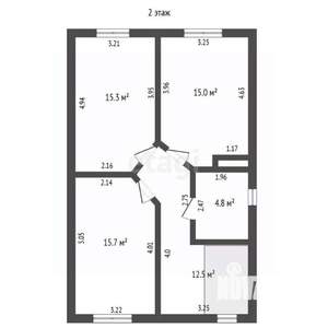 Дом 120м², 2-этажный, участок 3 сот.  
