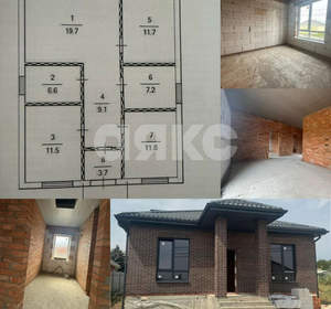 Дом 1406м&sup2;, 1-этажный, участок 6 сот.  