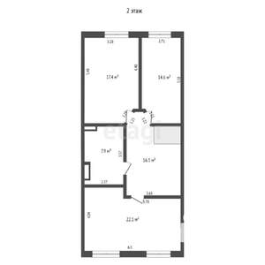 Таунхаус 158м&sup2;, 2-этажный, участок 2 сот.  