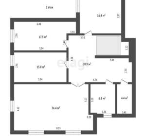 Дом 260м², 1-этажный, участок 3 сот.  