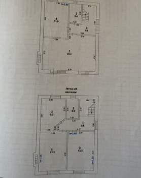 Дом 95м&sup2;, 2-этажный, участок 2 сот.  