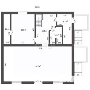 Дом 330м², 3-этажный, участок 6 сот.  