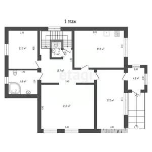 Дом 320м², 3-этажный, участок 3 сот.  