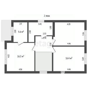 Дом 200м², 2-этажный, участок 3 сот.  