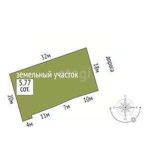 Дом 600м², 4-этажный, участок 6 сот.  