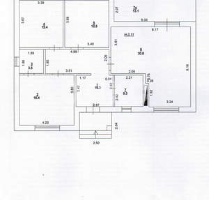Дом 115м&sup2;, 1-этажный, участок 3 сот.  