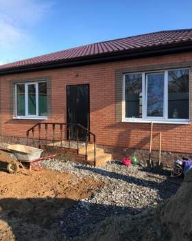 Дом 80м&sup2;, 1-этажный, участок 5 сот.  