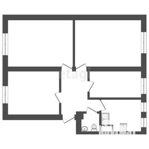 Дом 115м², 1-этажный, участок 5 сот.  