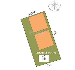 Дом 160м², 1-этажный, участок 5 сот.  