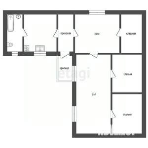 Дом 48м&sup2;, 1-этажный, участок 2 сот.  