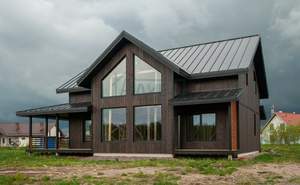 Дом 216м&sup2;, 2-этажный, участок 4 сот.  