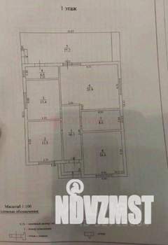 Дом 105м², 1-этажный, участок 4 сот.  
