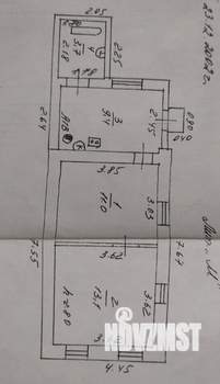 Дом 37м&sup2;, 1-этажный, участок 1 сот.  