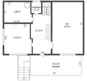 Дом 216м&sup2;, 3-этажный, участок 11 сот.  