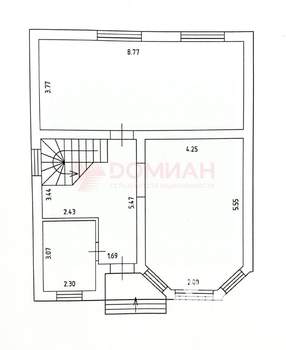 Дом 186м&sup2;, 2-этажный, участок 5 сот.  