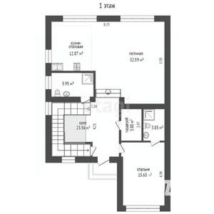 Дом 330м&sup2;, 2-этажный, участок 3 сот.  