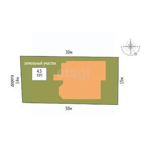 Дом 350м², 3-этажный, участок 5 сот.  