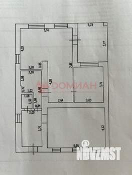 Дом 106м&sup2;, 1-этажный, участок 6 сот.  