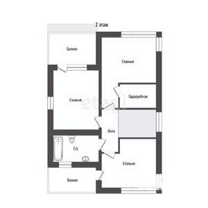 Дом 130м&sup2;, 2-этажный, участок 4 сот.  