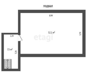 Дом 234м², 2-этажный, участок 6 сот.  