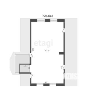 Дом 400м², 3-этажный, участок 6 сот.  