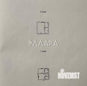 Дом 60м², 2-этажный, участок 6 сот.  