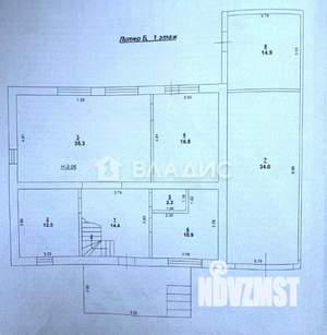 Дом 230м², 2-этажный, участок 6 сот.  