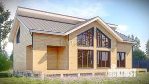 Дом 92м&sup2;, 2-этажный, участок 5 сот.  