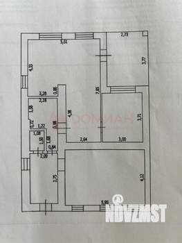 Дом 106м&sup2;, 1-этажный, участок 6 сот.  