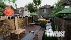 Дом 104м&sup2;, 2-этажный, участок 4 сот.  