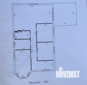 Дом 130м&sup2;, 1-этажный, участок 4 сот.  
