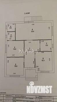 Дом 115м², 1-этажный, участок 5 сот.  