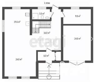 Дом 216м², 2-этажный, участок 6 сот.  