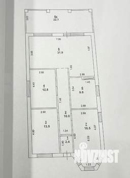 Дом 120м², 1-этажный, участок 3 сот.  