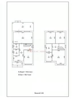 Дом 130м², 2-этажный, участок 3 сот.  