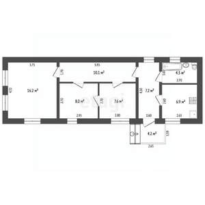 Дом 60м&sup2;, 1-этажный, участок 3 сот.  