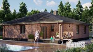 Дом 180м&sup2;, 1-этажный, участок 7 сот.  