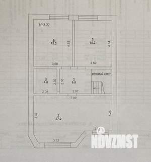 Дом 160м&sup2;, 2-этажный, участок 4 сот.  