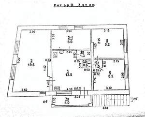 Дом 182м², 3-этажный, участок 3 сот.  