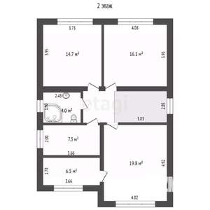 Дом 175м², 2-этажный, участок 5 сот.  