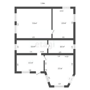 Дом 215м², 2-этажный, участок 8 сот.  