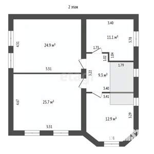 Дом 465м², 2-этажный, участок 3 сот.  