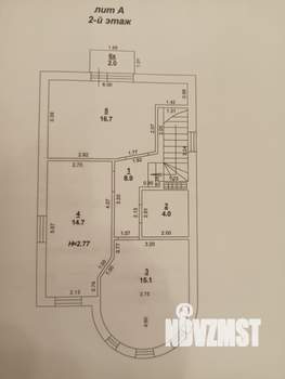 Дом 119м², 2-этажный, участок 3 сот.  