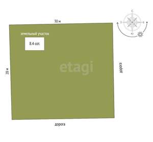 Дом 235м², 2-этажный, участок 8 сот.  