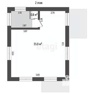 Дом 109м², 3-этажный, участок 6 сот.  