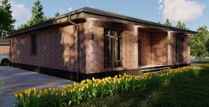 Дом 175м&sup2;, 1-этажный, участок 6 сот.  