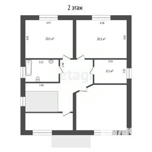 Дом 220м², 2-этажный, участок 12 сот.  